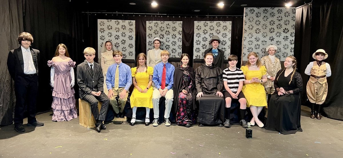 FrontPorchPlyrs's tweet image. The Addams Family opens tomorrow!  Our Summer Teen Musical Theater Intensive Camp attendees have been working hard to put this together and they look so good!  We can't wait to show off our young people and their talent.  Tickets are $15 at the door!