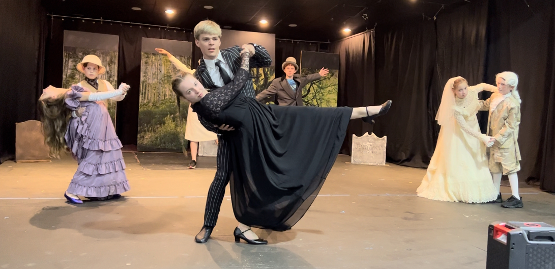 FrontPorchPlyrs's tweet image. The Addams Family opens tomorrow!  Our Summer Teen Musical Theater Intensive Camp attendees have been working hard to put this together and they look so good!  We can't wait to show off our young people and their talent.  Tickets are $15 at the door!