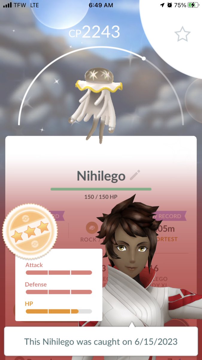 got him already 😎 #PokemonGO #ShinyCheck #TeamValor