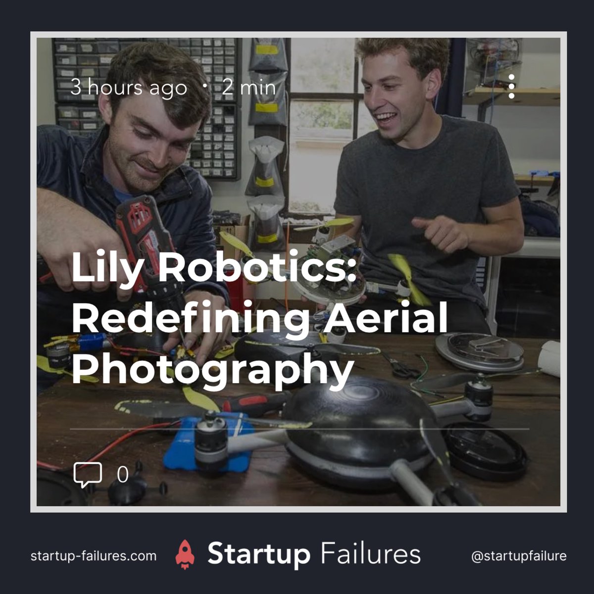 🎉Today’s article is out now: startup-failures.com/post/lily-robo…

Weekly blog & newsletter: startup-failures.com

#startupfailures #startupfail #startupblog #startupnewsletter #business #startup