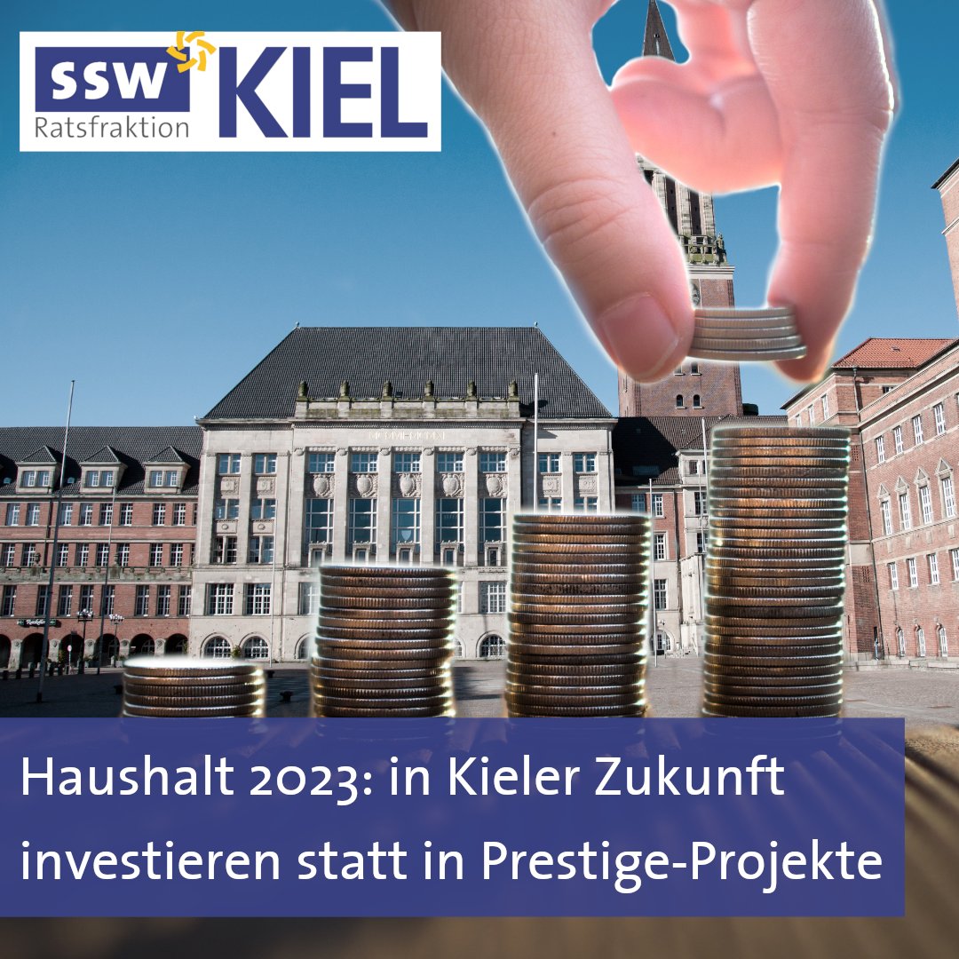 Haushaltsgenehmigung und Hausaufgaben
Wir werden darauf achten, dass Investitionen in die Zukunft – dazu gehören für uns Bildung, Kultur, Infrastruktur aber auch moderne Verkehrssysteme – priorisiert werden.
ssw-ratsfraktion-kiel.de/haushaltsgeneh…