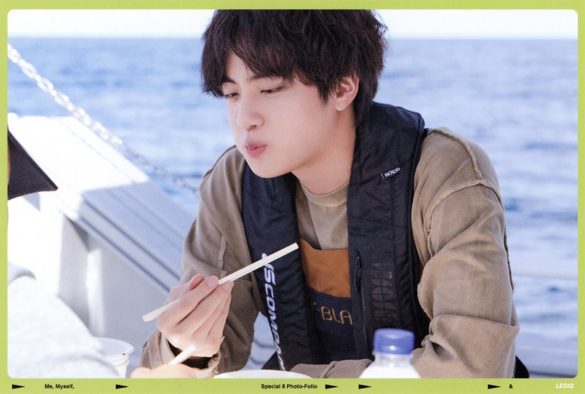 [scan] 
Special 8 Photo-Folio 
Me, Myself, and Jin ‘Sea of JIN island’

🎞️

#BTSJIN #방탄소년단진 #석진 #JIN