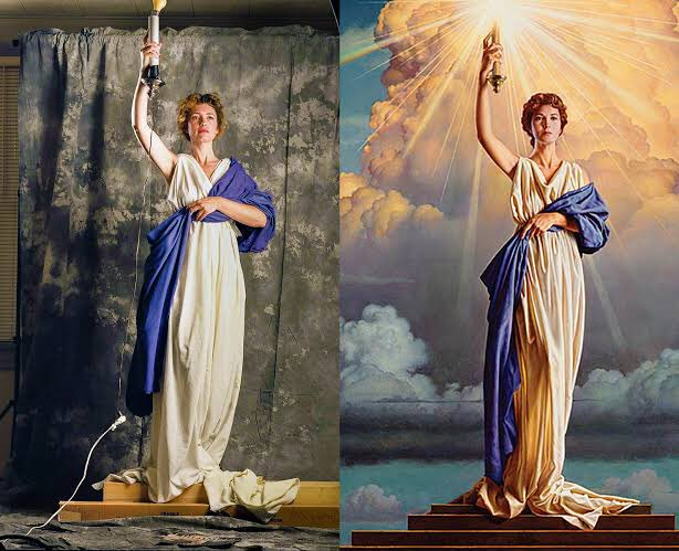Columbia Pictures Logo modeled by Jenny Joseph in 1992. 

Never modeled before and never modeled again after that. https://t.co/gCnhGZkRHL