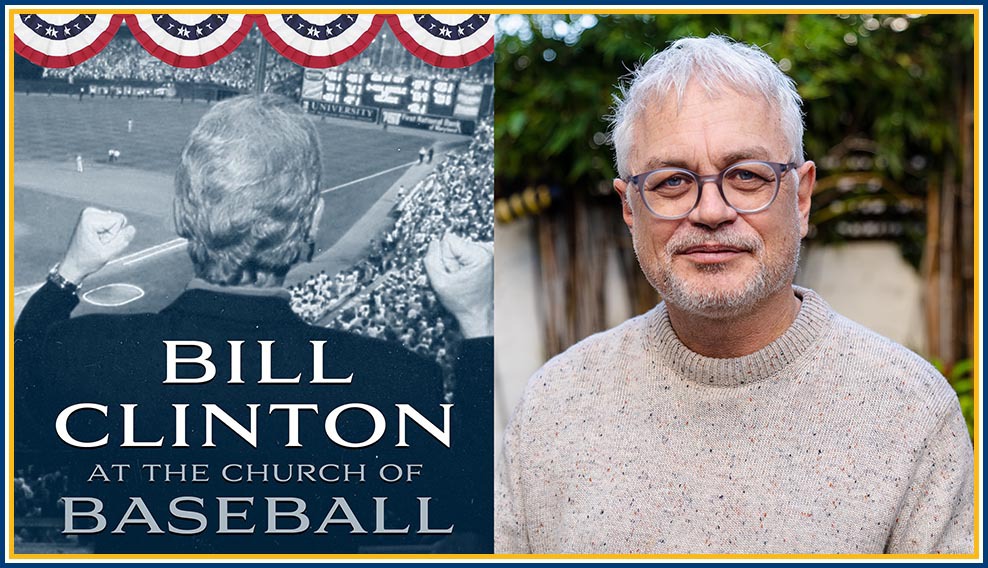 This November sees the publication of Dr Chris Birkett’s (1979, PPE) book, "Bill Clinton at the Church of Baseball". Find out more about it here: bit.ly/Univ1468 #Univ_Family