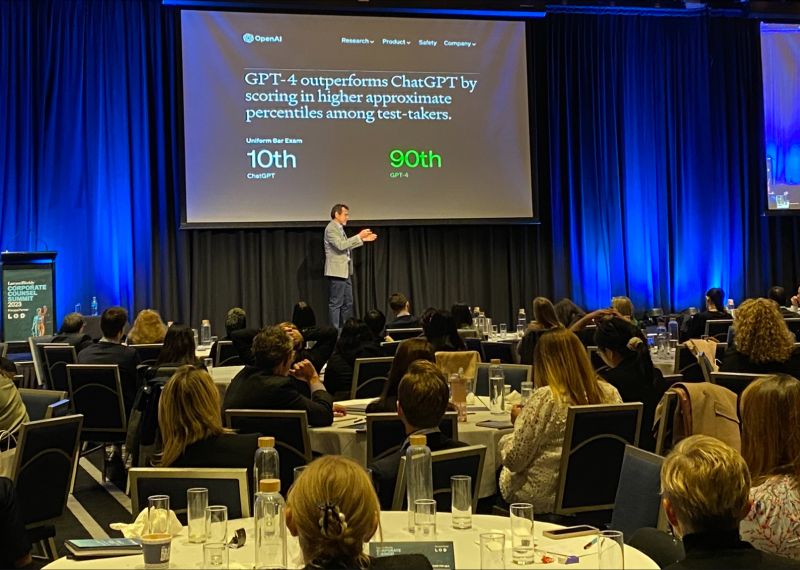 Nick Abrahams 🇦🇺 (@nickabrahams) on Twitter photo AI Changing the Way Lawyers Practice Law? 94% of the 98 lawyers who responded to a survey in my session said they believed AI like ChatGPT would definitely change the way they practice law. Are you interested in these statistics? 🤔Visit --> breakthroughlawyer.com/ai-changing-th… AI Changing the Way Lawyers Practice Law? 94% of the 98 lawyers who responded to a survey in my session said they believed AI like ChatGPT would definitely change the way they practice law. Are you interested in these statistics? 🤔Visit --> breakthroughlawyer.com/ai-changing-th…
