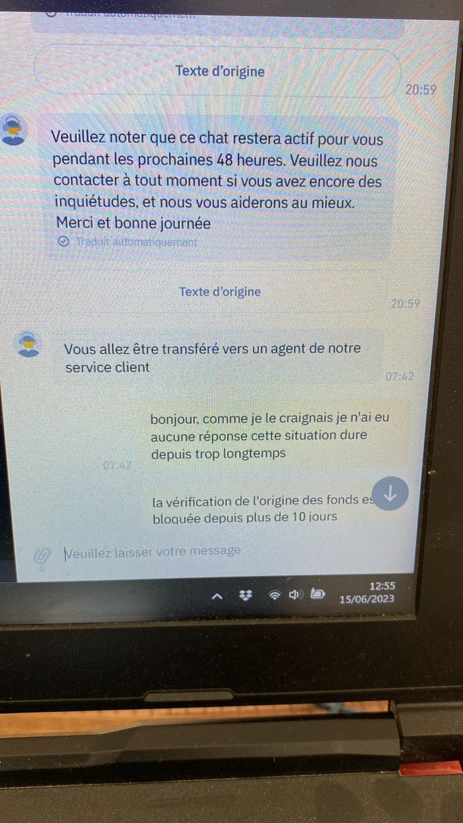 MorganTreize's tweet photo. @binance @LeBinanceFR depuis presque 1 mois impossible de finaliser le process de vérification de l’origine des fonds … personne ne me répond via le chat … https://t.co/rfY2LToyg7