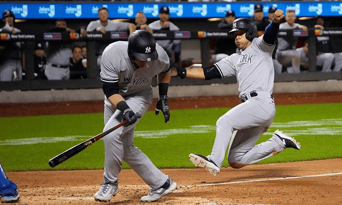Kiner-Falefa pulls off a valiant straight steal of home, Yankees’ first since 2016 pinstripesnation.com/?p=49310&utm_s… #RepBX #MLB