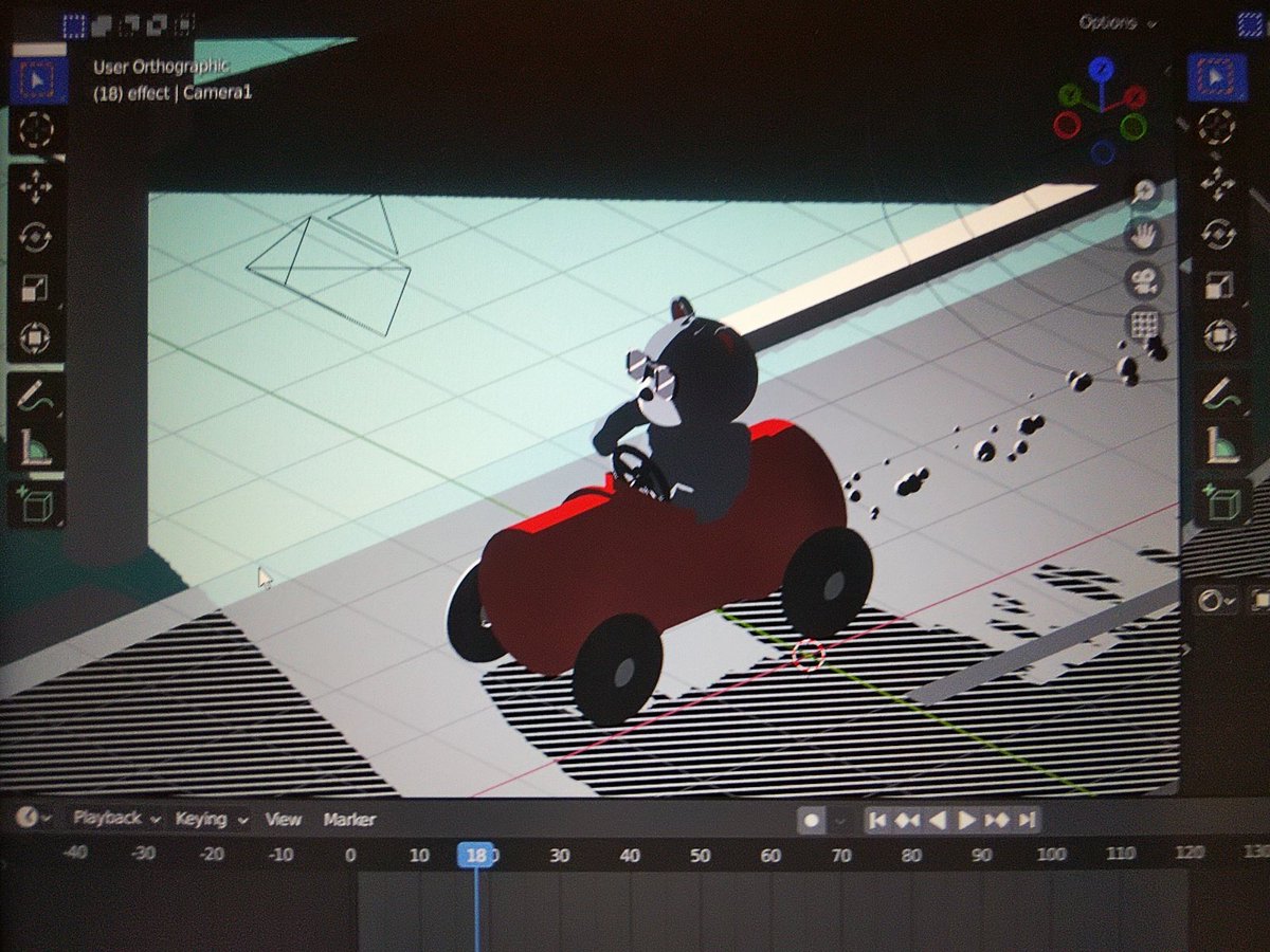 気がかりだったことが1つ解決してほっとしたところです。よかった☺️。
今日のblender進捗。講義を聞き直しながらすすめてる。まだ数日かかりそう。 https://t.co/WoZtHN8b11