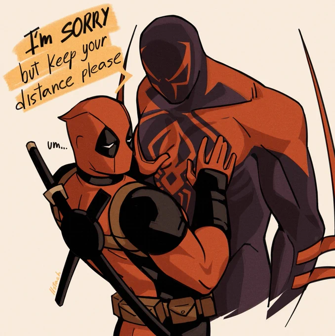 #MiguelOHara #Deadpool you can't save Deadpool from being hit on the head, this is a canon event