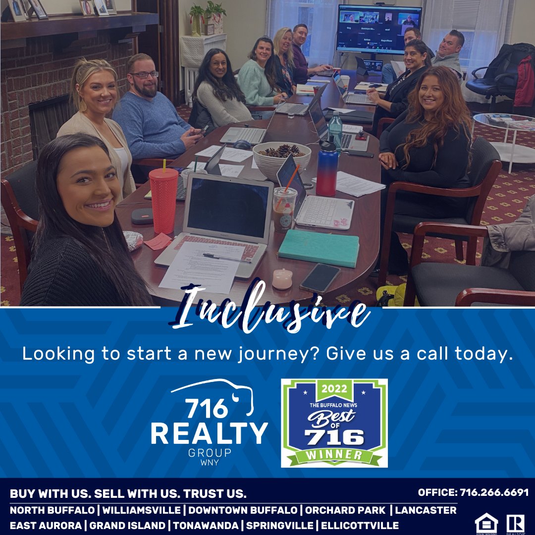 Looking to start a new journey? Give us a call today😀📲

#716RealtyGroupWNY #MostSupportiveBrokerage #BuffaloNY #RealEstate