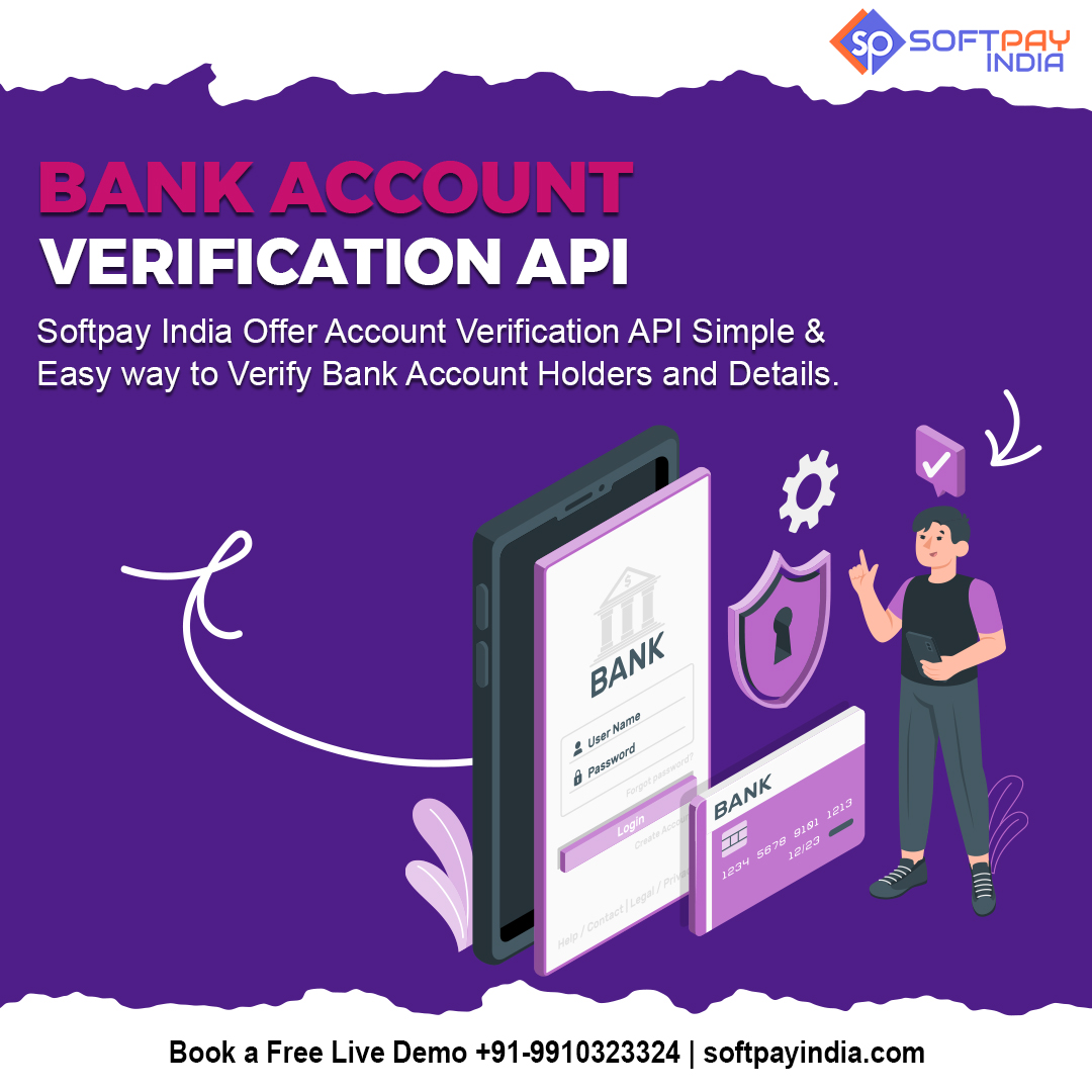 Get Started B2B Business With #softpayindia Bank Account Verification API at an affordable price.
For a Free Demo Call -+91-9910323324
Book API here:-bit.ly/3WjMo45
#bankaccountverificationapi #verifybankaccountapi #bankaccountvelidationapi #apidevelopment