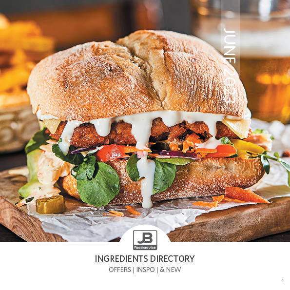 JBFoods's tweet photo. Our new Ingredients Directory for June is out now!
Find this month’s offers inside along with all the newest ingredients from us to help you get inspired.
Click here to have a peek at all of our June deals and order while stocks last https://t.co/PEY8F2Kltb
#foodservice https://t.co/pX1wrStFMK