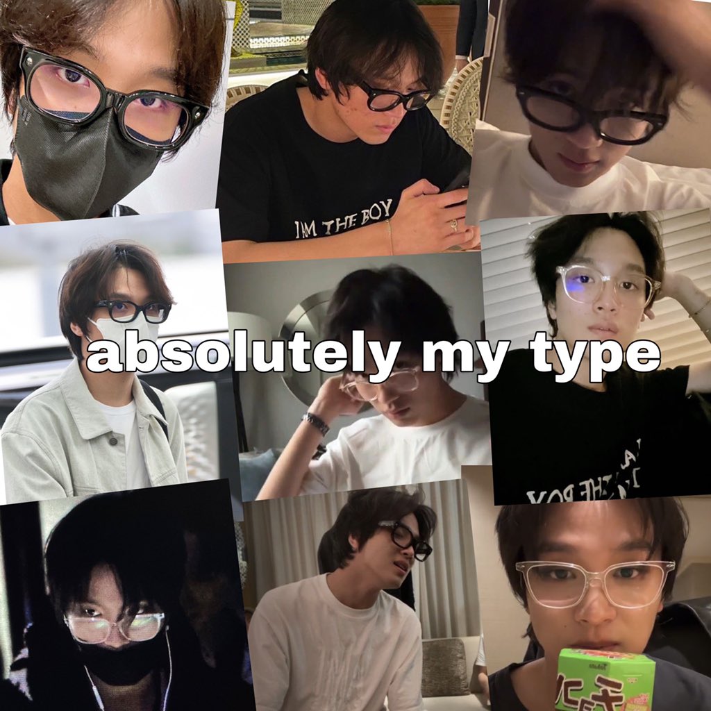 haechanunpad's tweet image. so weak for haechan in glasses