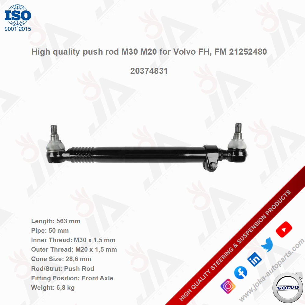 Joka_autoparts's tweet photo. High quality push rod M30 M20 for Volvo FH, FM 21252480 20374831
#mantruck #truckparts #truck #trucks #scania #volvo #truckporn #trucking #trucklife #ford #volvotrucks #liftedtrucks #offroad #dodge #truckspotter #couplingrod #guiderod #pushrod https://t.co/aR2mm41bzj
