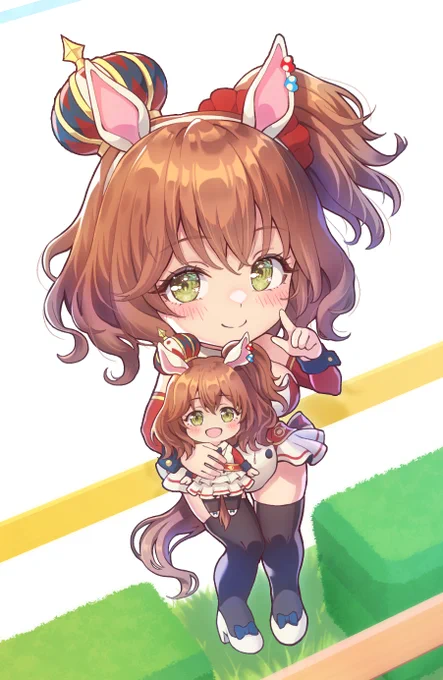 ターボ「むぎゅー・・・」 マーチャン「見つけてくれてありがとう。アストンマーチャンです。」