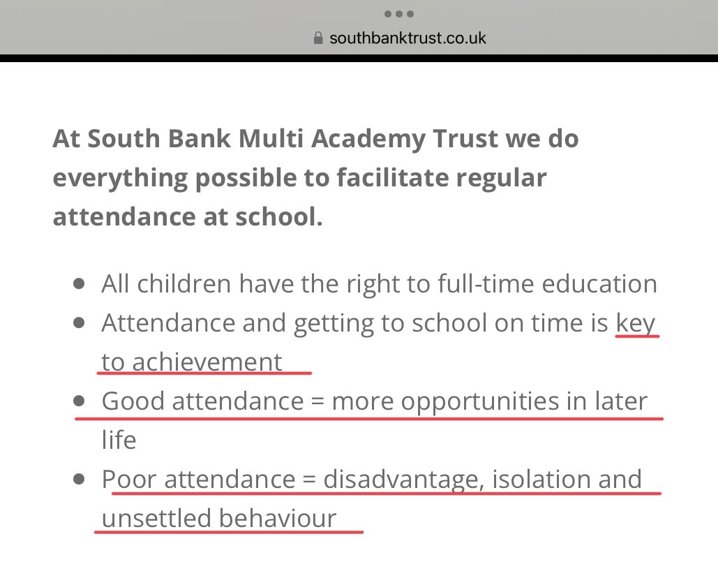 <a href="/warwickmansell/">Warwick Mansell</a> The wording on their website regarding attendance is even more concerning. What a way to frame a child’s future. 
I would suggest that the ‘key to achievement’ is to not attend any of the schools within that Academy Trust. Ever.