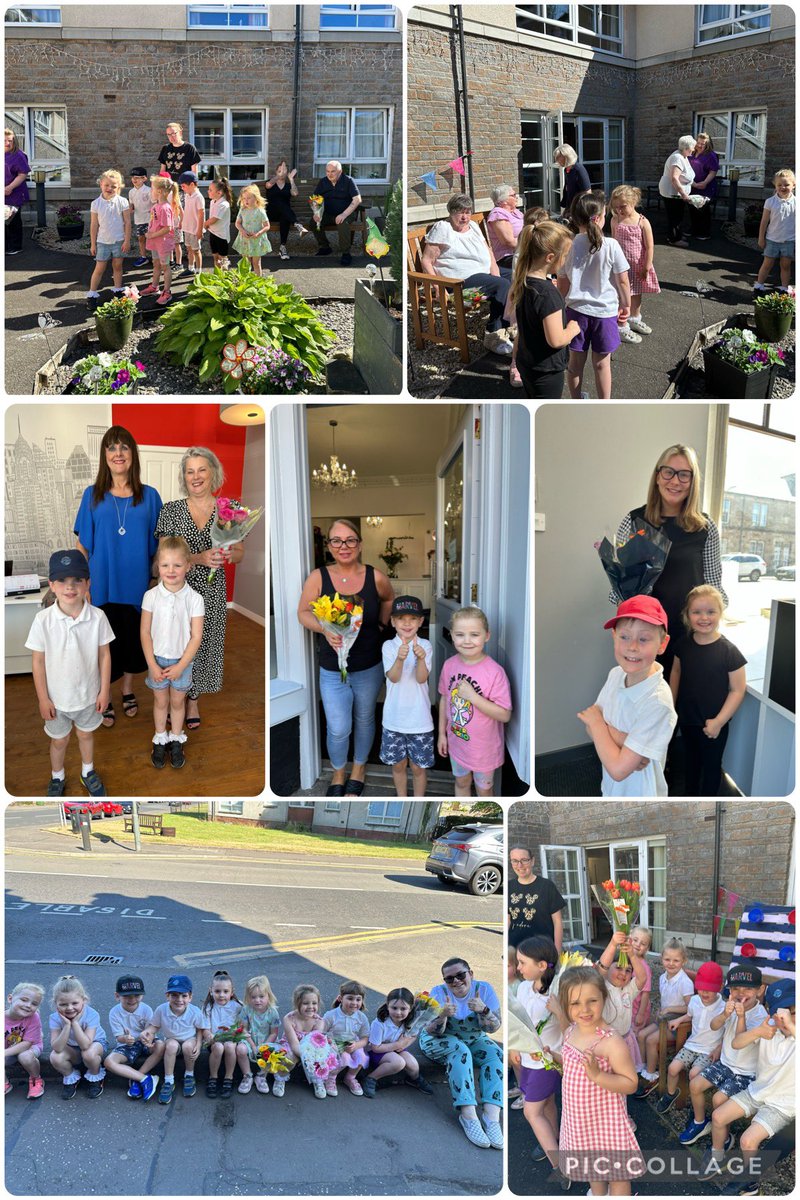 <a href="/LvpsN/">LVPS Nursery</a> were so grateful to <a href="/coopuk/">Co-op</a> food share who gave us lots of flowers today. 
The children chose to take them to our neighbours in our community #LarbertCommunity #SpreadingTheJoy #PassingOnkindness
<a href="/FalkirkFroebel/">Froebel: Falkirk Network</a>