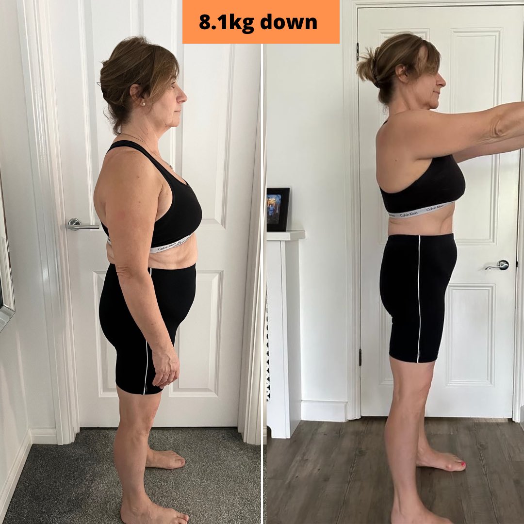 TimPitmanPT_'s tweet photo. HARD WORK PAYS OFF 🙌🏻🔥

I am so proud of Sharon who has now managed to drop 8.1kg on my FIT IN SIX shape up programs! 🔥

I’ve got 4 SPACES remaining on my next program.  If you’re looking to build your confidence and see some amazing results along the way, get in touch! 🙌🏻💪🏻 https://t.co/gBWaDOLYHV