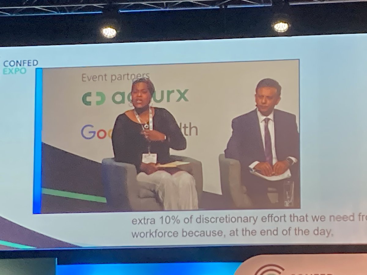 @yvonnecoghill1 reminds #NHSConfedExpo that experience of BME employees is barometer of how well organisations doing generally; focusing on race helps ensure everything is moving in right direction for our people and our patients across all protected characteristics <a href="/AACE_org/">The Association of Ambulance Chief Executives</a>