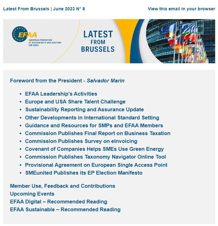 👉The #LatestFromBrussels is now available here: mailchi.mp/a43f88b9c9c9/l…]

#Assurance #talent #sustainabilityreporting #accountants #assurance #einvoicing #taxonomy