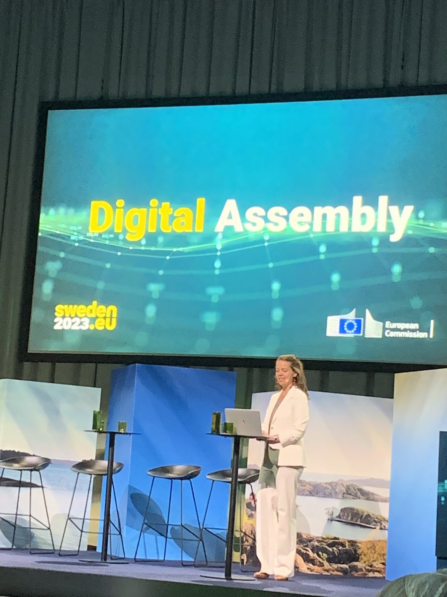 Opening of the 2023 #DigitalAssembly @ErikSlottner @AuroreBelfrage @ThierryBreton #DigitalDecade #AI #data #cyber #quantum #DigitalEuropeProgramme #DigitalRights @DigitalEU