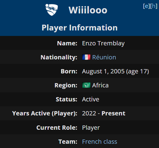 Réunion at Worlds! 🇷🇪

This August at the RLCS World Championship, 17-year-old <a href="/Wiiloo974/">Wiiilooo</a> will be the first Réunionese player to compete at an RLCS LAN!

<a href="/RLEsports/">Rocket League Esports</a> #RLCS