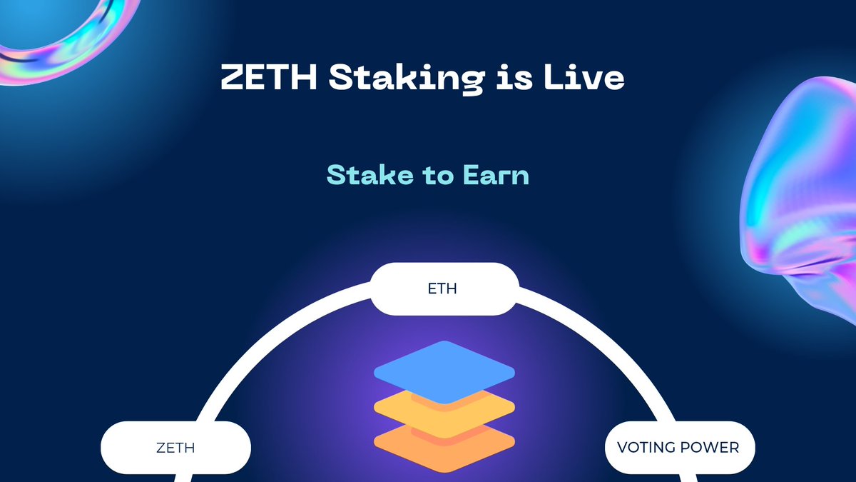 ZETH staking is now LIVE!
 Stake your ZETH tokens and start earning passive rewards today. 💰

 Don't miss out on this opportunity to grow your holdings. 

 #ZETH #staking #crypto #passiveincome'