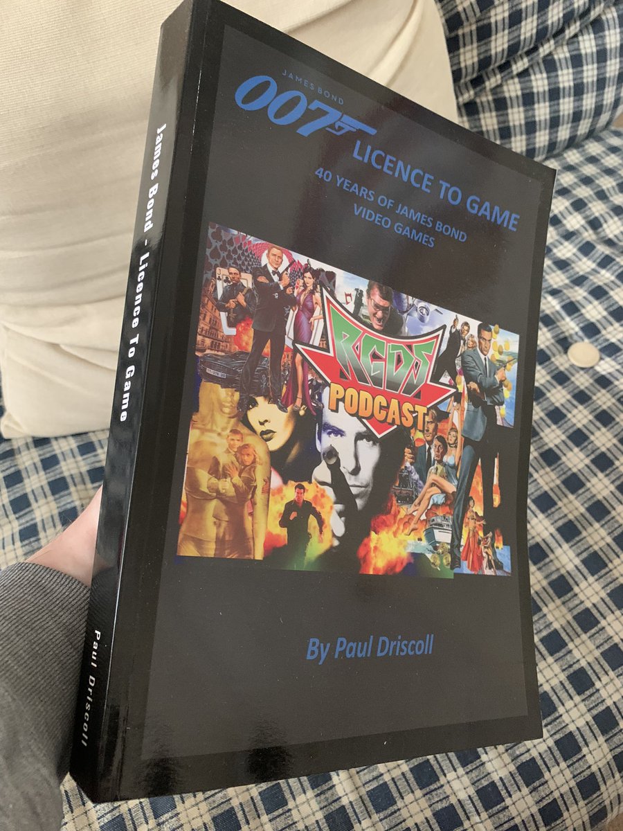 KingMullso's tweet photo. I don’t think any of the 3 people that follow me on Twitter are into James Bond video games, but if they know anyone who is, I can heartily recommend this weighty 500 page tome on the subject from @TheDrisk . An amazing piece of work!!

https://t.co/i905Mgy4UF https://t.co/bxIeK7AU3J