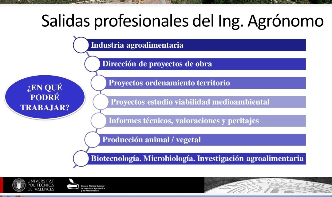 bioamara's tweet photo. Un agrónomo lo mismo te hace un invernadero, que una granja, trabaja en la industria agroalimentaria o en producción animal o  investiga en biotecnología verde, por ejemplo. https://t.co/roTuufkHB1