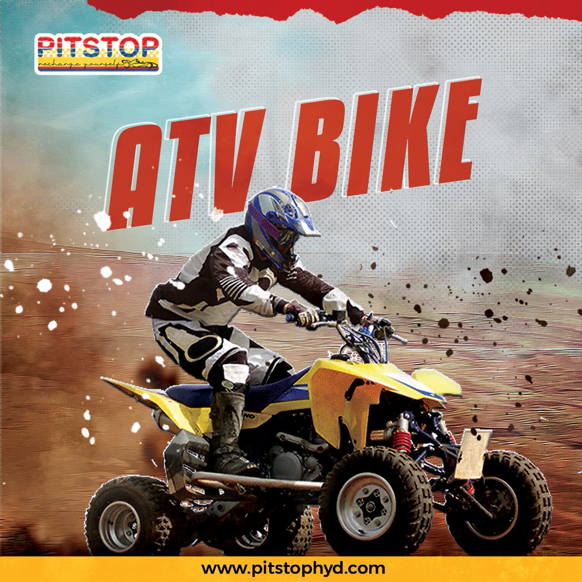 pitstophyd's tweet photo. 𝐀𝐓𝐕 𝐁𝐢𝐤𝐞 - 𝐏𝐢𝐭𝐬𝐭𝐨𝐩

For Inquiries - 7981117435
Address: Pitstop, Necklace Road, Hyderabad
Visit: https://t.co/OGlGLFMTPr
#pitstophyderabad #atvbike #atvadventure #atvriding  #atvbikeride #adventures #explorehyderabad #hyderabaddiaries #NecklaceRoad #Hyderabad https://t.co/bXw3hImoux