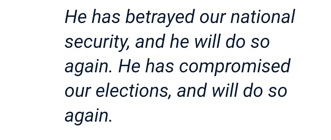 MaryWebb7's tweet image. #WeWereWarned by Adam Schiff. #CheckYourAmnesia #TrumpBelongsInPrison