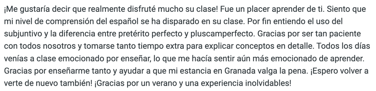 malamolda's tweet photo. Llevo una semana un pelín estresante con el trabajo y otras cuestiones personales.
Hoy estaba un poco de bajón. Entonces abro mi correo y..
Por mensajes y personas como ella #meencantaserprofe #profedeELE https://t.co/q9w70NDV4W