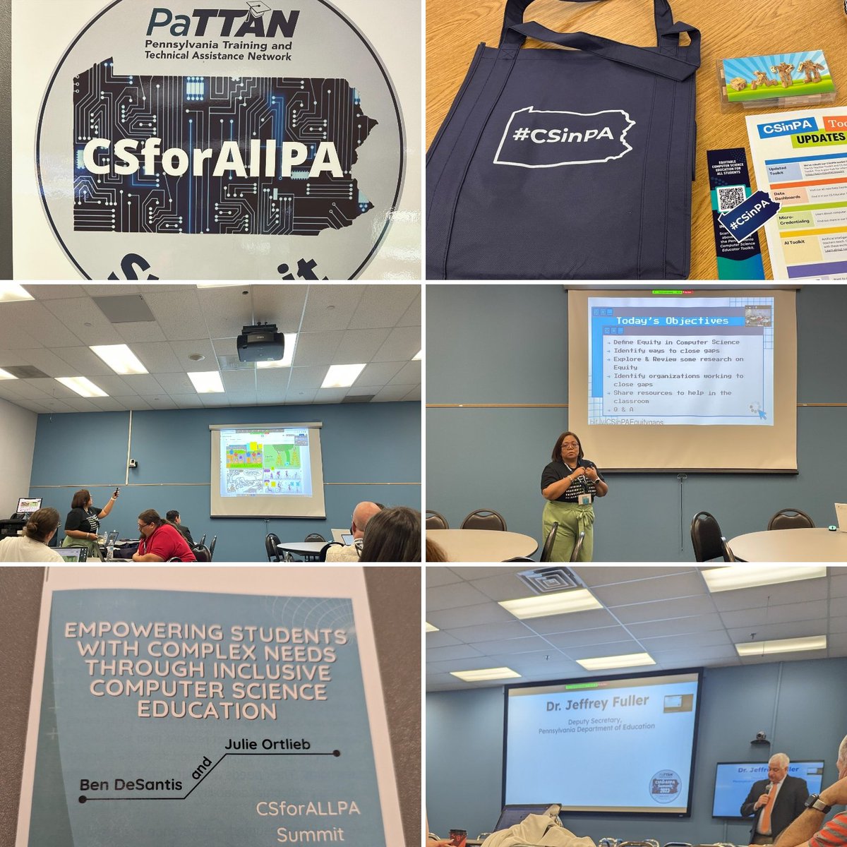 shrtsandytech's tweet image. Last day for summit. Congratulations to @BkHower and other CS teachers being recognized. It was a great day 1 and I had amazing conversations in my presentation. @csforall @csteachersorg @CSTAPhilly @CSTASusquehanna @CstaLongwood #csínpa #csforallpa