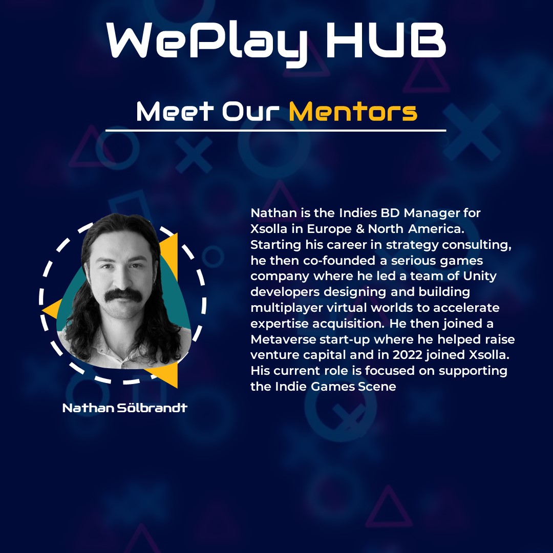 WePlayVentures's tweet image. Meet our Mentors!!🎮

Nathan Sölbrandt 🔥

You can find the details below!👇
weplayventures.com/weplay-hub/
#WePlayVentures #WePlayHub #accelerationprogram