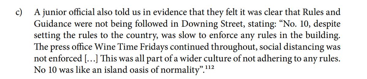 It is not that Johnson is guilty in but the culpability of others
Sunak lived at Downing St, worked at Downing St - if he was not absent on every single Friday he could not be anything BUT AWARE of everything that was happening
#ToriesOut343 #ToriesOut234 #GeneralElectionNow