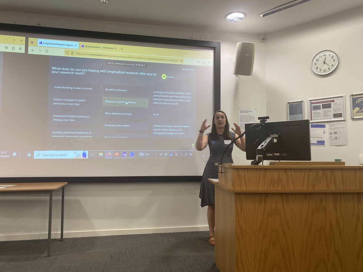 cfawnsritchie's tweet photo. Up next, @segpsych describing some of the opportunities and challenges of collecting longitudinal studies #LDAinsights23 https://t.co/FjRwimNLWZ
