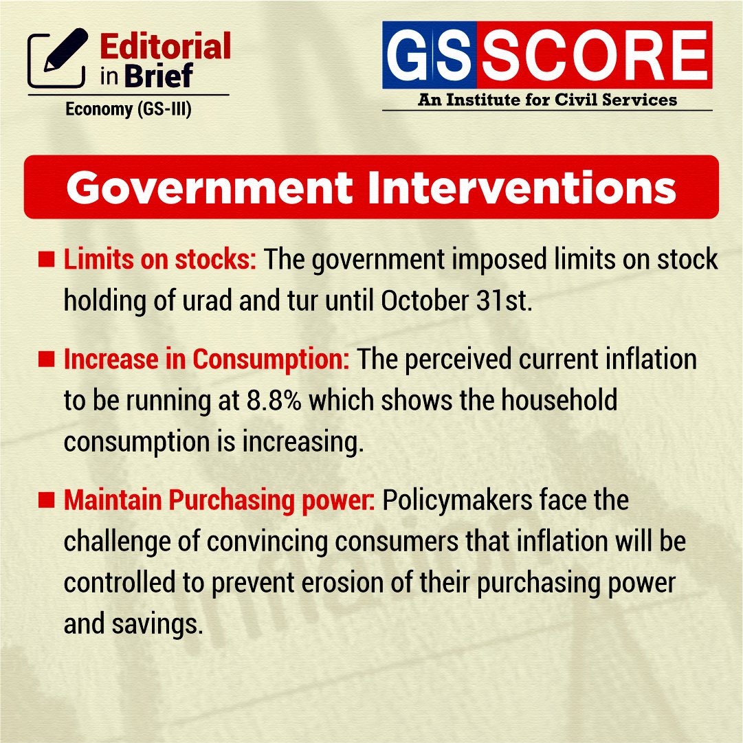 𝐄𝐝𝐢𝐭𝐨𝐫𝐢𝐚𝐥 𝐢𝐧 𝐁𝐫𝐢𝐞𝐟
𝐓𝐨𝐩𝐢𝐜– Base boost: On inflation and the consumer
𝐒𝐮𝐛𝐣𝐞𝐜𝐭 - Economy (GS-III)

#Editorial #BaseBoost #InflationAnalysis #ConsumerPerspective #EconomicImplications #InflationConcerns #UPSCStudyMaterial #ias #upsc #IASSCORE #GSSCORE