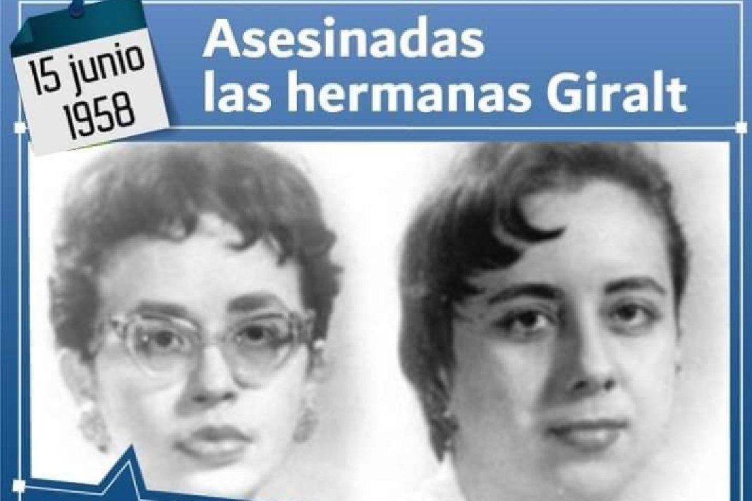 Nuestro homenaje eterno para las hermanas Giralt, hermosas jóvenes cienfuegueras, quienes pagaron con su vida hace 65 años, el honroso 'crimen' de querer una #Cuba libre y justa.