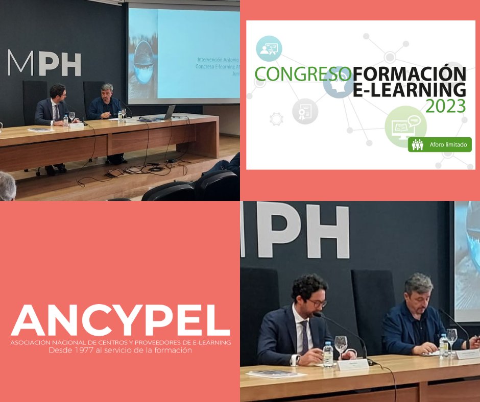 🎙️ Jesús Pérez, director general de <a href="/Adamsformacion/">ADAMS</a> y vocal de ANCYPEL, ha dado paso al último ponente de la primera jornada del #CongresoFormaciónElearning2023: Antonio de Luis Acevedo, director gerente de <a href="/Fundae_es/">Fundación Estatal para la Formación en el Empleo</a>
 #FormaciónOnline