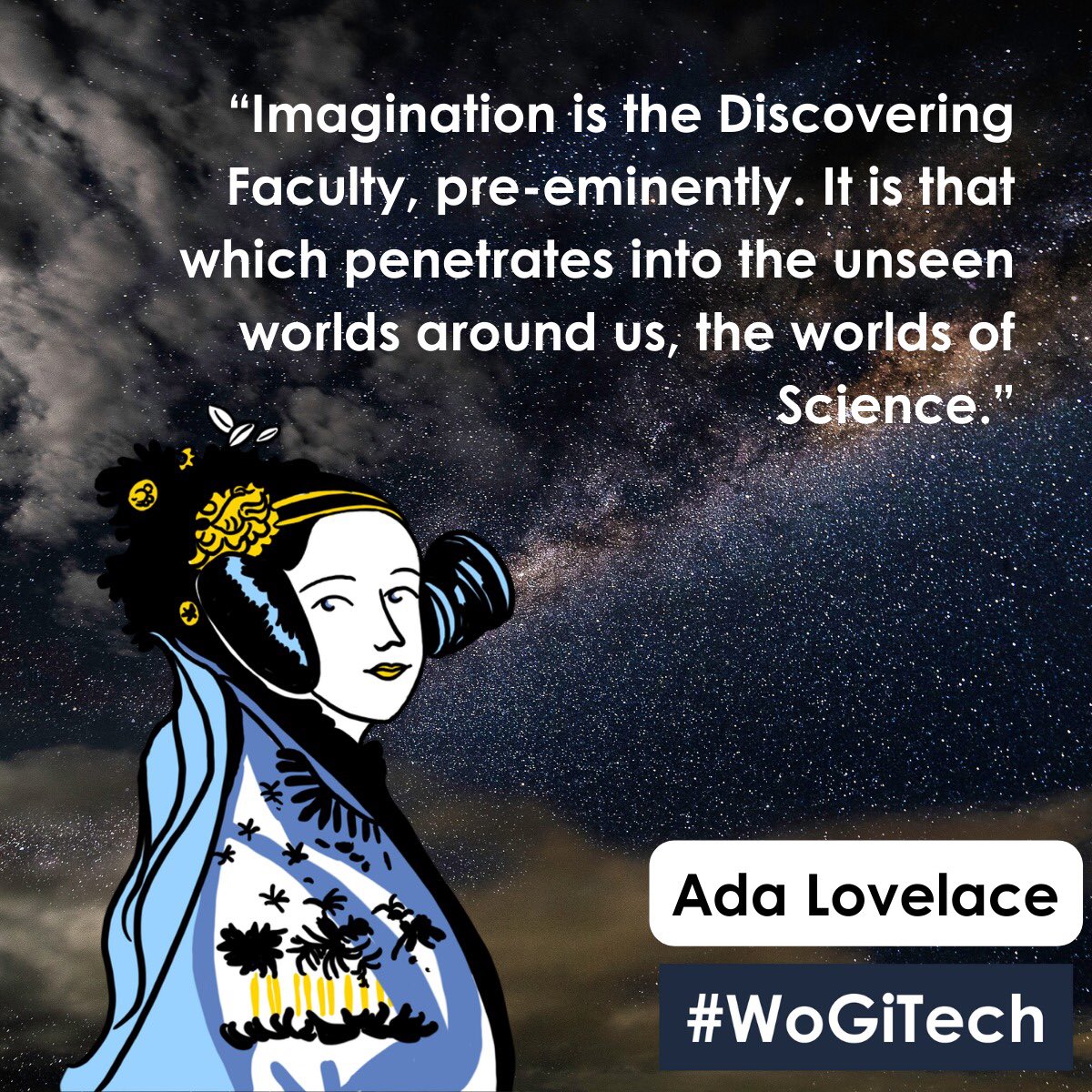 🗣️ #WomenInTech #WoGiTech at #VivaTech 

❓ Who was the pioneer who combined imagination and science ? 

🔸the first coder in the world #AdaLovelace 🙋‍♀️
🔸 Why not me ? #tech for everyone, girls & boys alike 👩🏻‍🤝‍👨🏼

🎨 @cibi1974 

@simplon @EnjoyDigitAll @digital_ladies #tech #science