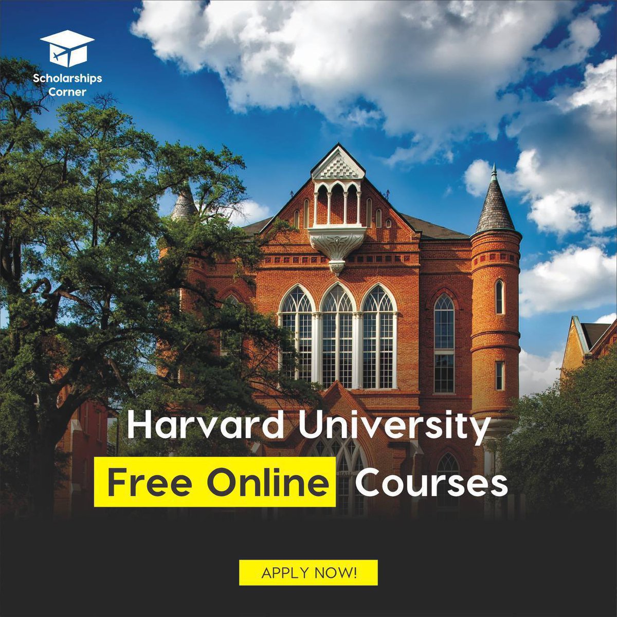 scholar_corner's tweet image. Harvard University Free Online Courses 2023

Link: scholarshipscorner.website/harvard-univer…

No IELTS Required. Free for everyone. No Deadline.

#ScholarshipsCorner #freeonlinecourse #FreeOnlineCourses #Harvard #harvarduniversity #HarvardCourses #studyabroad #shortcourse #course