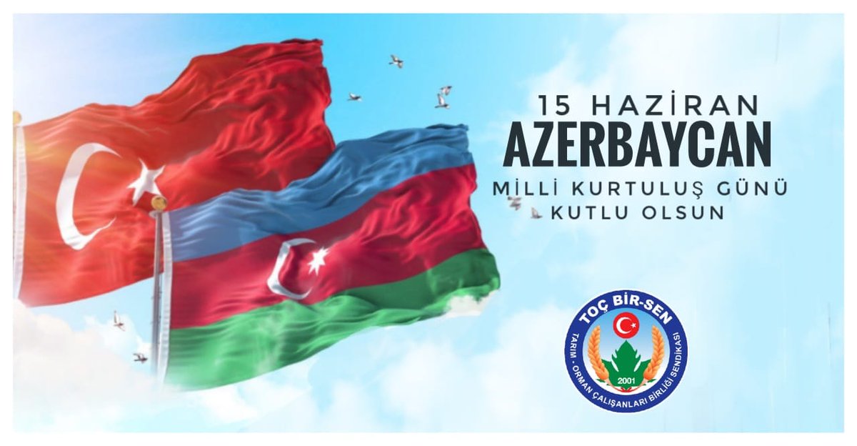 Dost ve kardeş ülke Azerbaycan’ın 15 Haziran Millî Kurtuluş Günü kutlu olsun.

#AzerbaycanMilliKurtuluşGünü