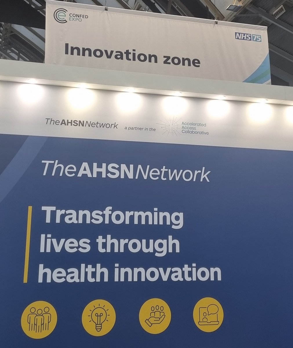 Join me & colleagues at the Innovation Zone at 3pm (right after Steve Barclay) to hear how innovation is transforming mental health & neurodivsity for children & young people. Ill be talking early intervention in eating disorders. #NHSConfed23 #AHSNs @HINSouthLondon @AHSNNetwork