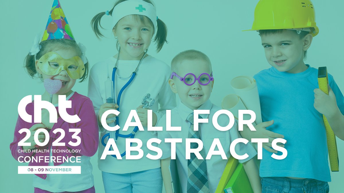 Abstract submissions for #CHT2023 now open! 

If you work in child health or paediatric research, we'd love to hear from you!

Deadline for submission: 10 July 2023

For more information, please visit 👉 cypmedtech.nihr.ac.uk/child-health-t…