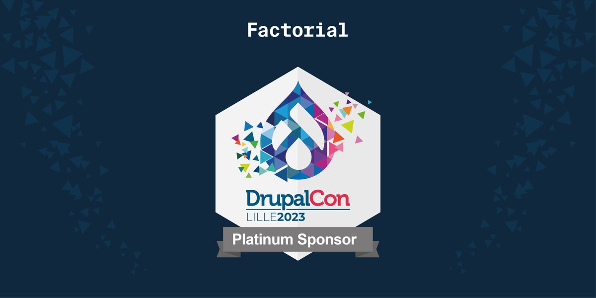 Proud to announce that we are platinum sponsor of this year's <a href="/DrupalConEur/">DrupalCon Vienna 2025</a> , continuing our longstanding support for #opensource and the #drupal community. See you all in France in October! #DrupalConLille #DrupalConEur