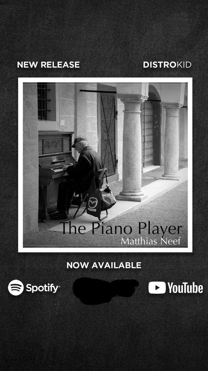 Check out my new song  'The Piano Player'. #NowPlaying #Spotify #NewRelease #piano #pianomusic