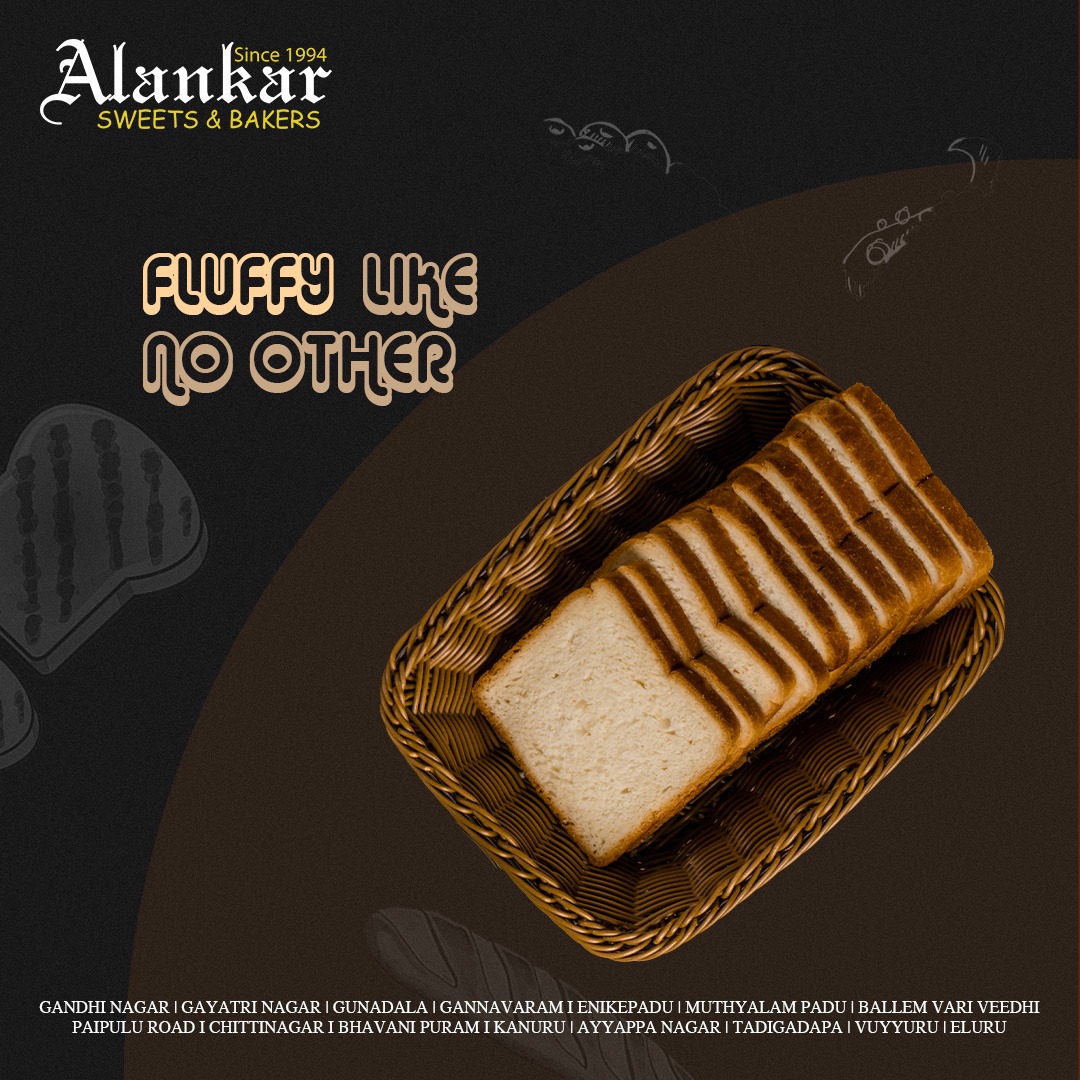 Discover the magic of soft bread, where every slice is a pillow of pure fluffiness!
.
#breadbaking #bakery #alankarsweets #bakedwithlove #alankarsweetsandbakery #alankarbakery #vijayawada #breadlover #freshlybaked #breadheaven