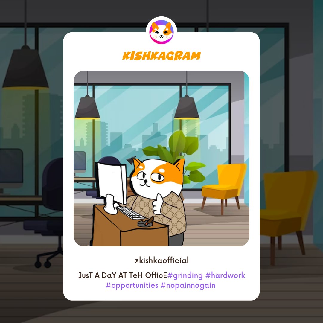 While it's weekend $KISHKA keeps grinding. Hard work always pays off!

#pulsechain #nopainnogain #pls #plsx $pls $plsx