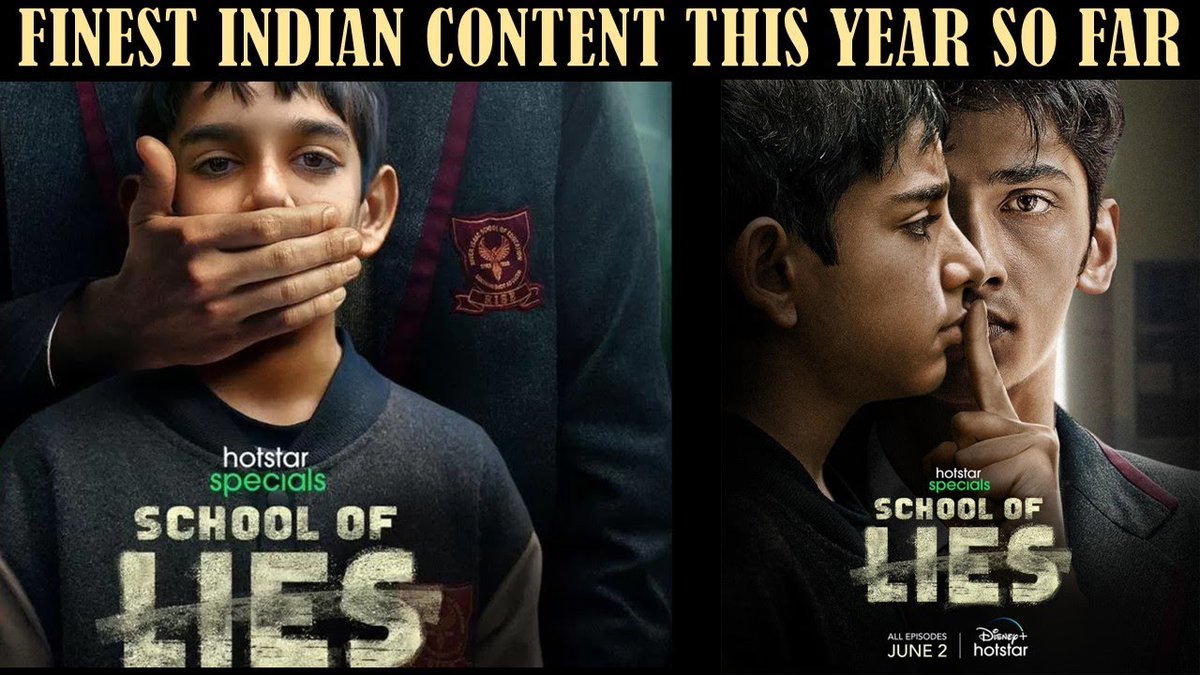 filmkopath's tweet image. #AvinashArun presents a post mortem of today’s society thriving on lies, deceits,compromises..all of which is tugged under some glossy carpet. #SchoolofLies is a brilliant addition to 2023’s exciting palate of Indian webseries..The best of the lot!
Review:youtu.be/4CU_uYfyzf0