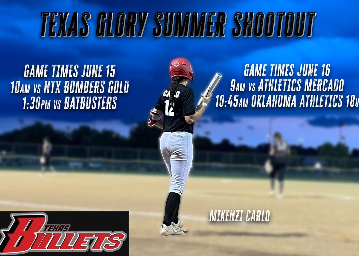 Ready to play this weekend! <a href="/TXBPremier/">Texas Bullets Premier 2025</a> #uncommited #softball